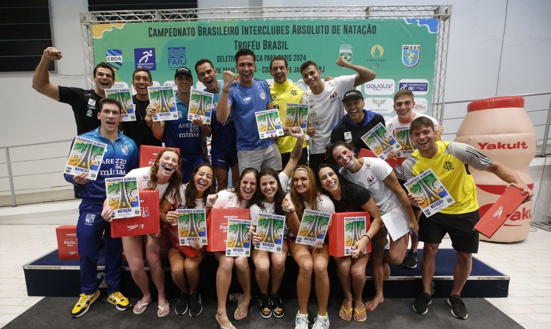 Equipe de natação para os Jogos de Paris contará com 18 atletas