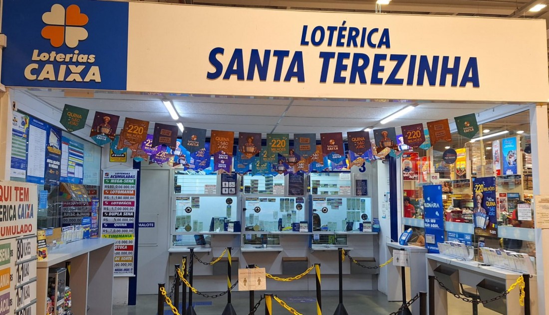 Lotérica Santa Terezinha é uma das casas de apostas de Gaspar