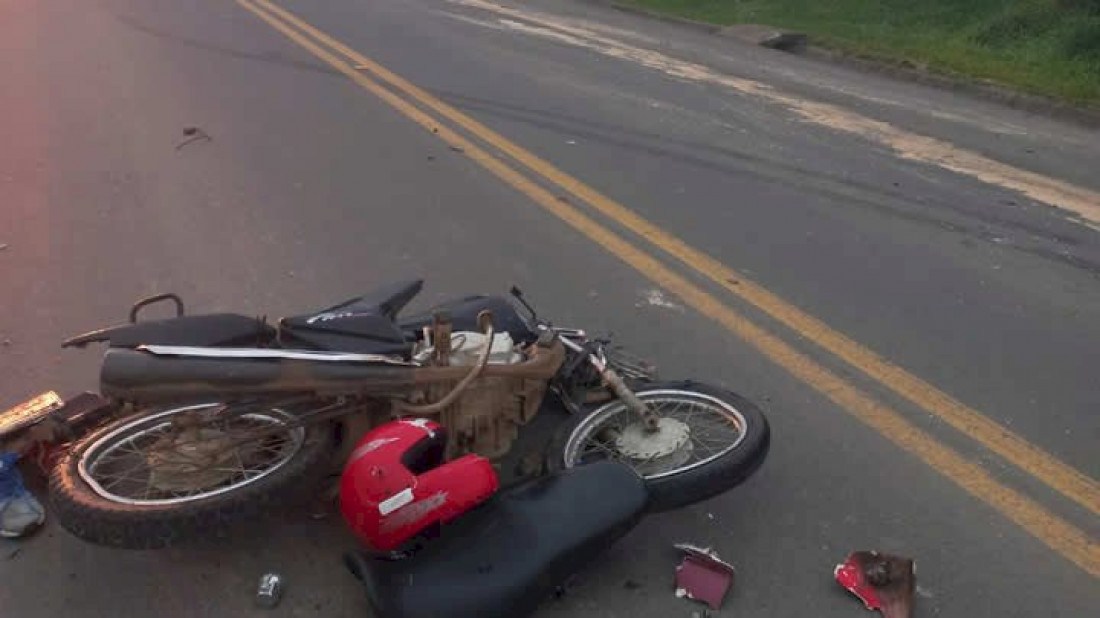 Acidentes com moto continuam sendo a maioria