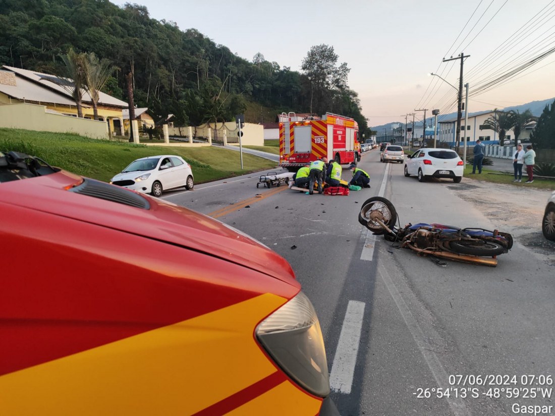 Atendimento do Corpo de Bombeiros Militar de SC