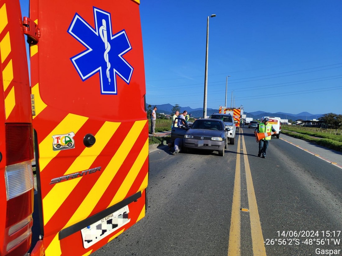 Acidente registrado nessa sexta feira (14)
