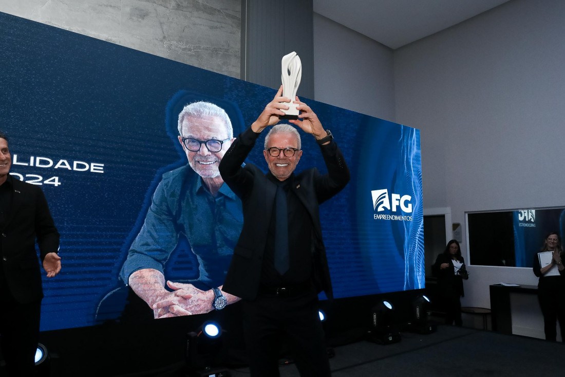 Chico Graciola comemora a conquista, que fez questão de dividir com toda a equipe da FG Empreendimentos