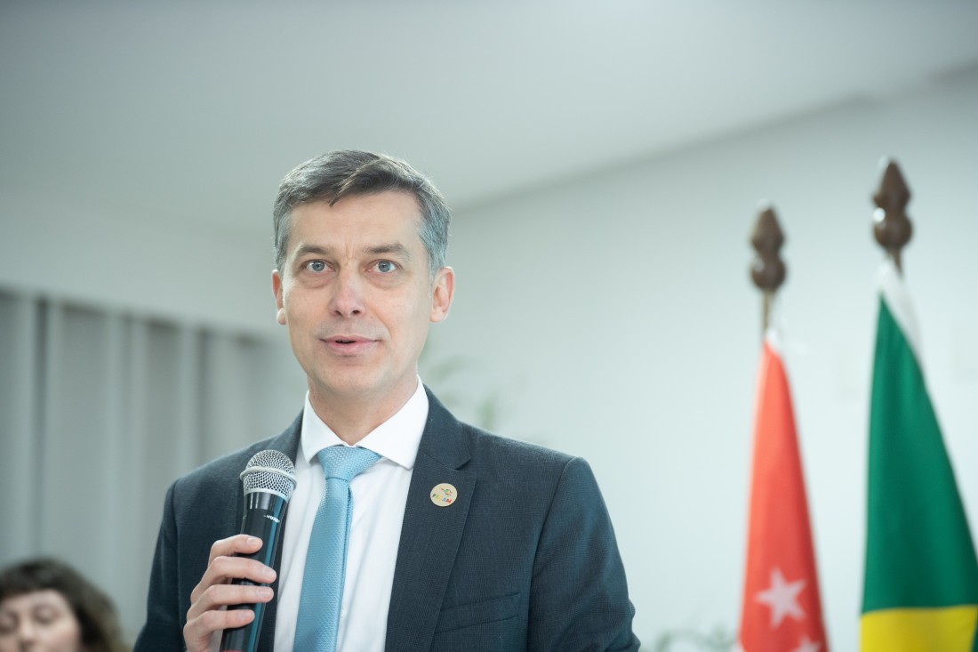 Solenidade de posse de Wan-Dall na presid&ecirc;ncia da FECAM