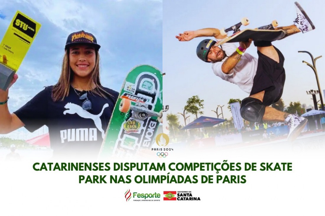 Os catarinenses Isadora e Pedro tentam mais medalhas para o Brasil