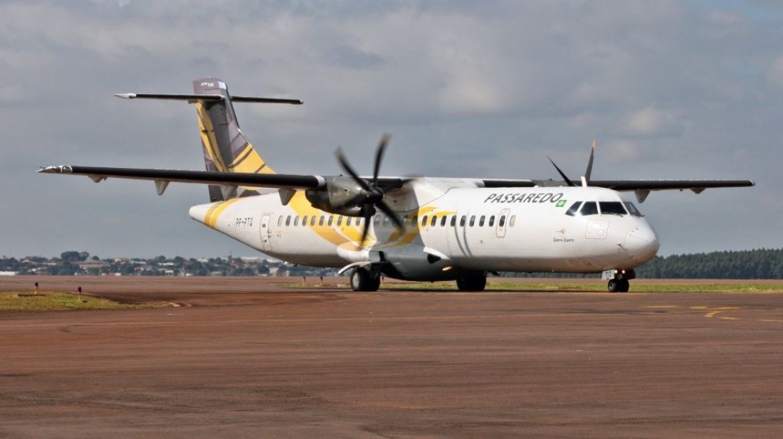 Modelo ATR que caiu em Vinhedo-SP