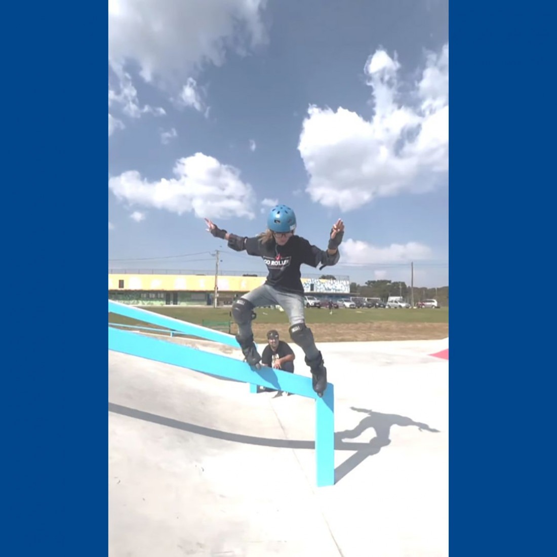 Enzo alimenta a paixão pelo patins desde os quatro anos de idade