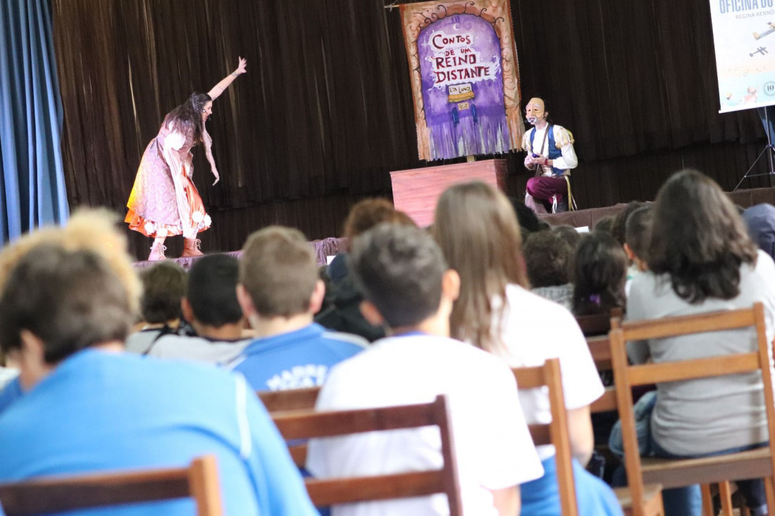 O Movimento Leitura na Praça deve atingir cerca de 2 mil estudantes de Gaspar