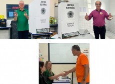 Koerich, Celso e Ednei já votaram