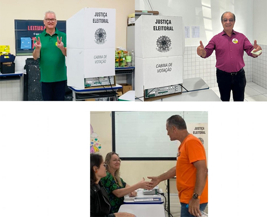 Koerich, Celso e Ednei já votaram