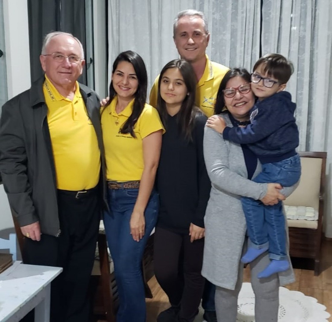 A visita de Dom Rafael à família, no bairro Coloninha