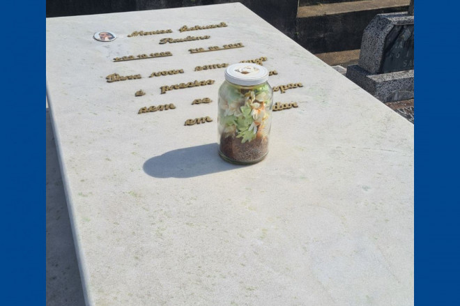 Com a proibição, familiares inovam nos vasos e flores