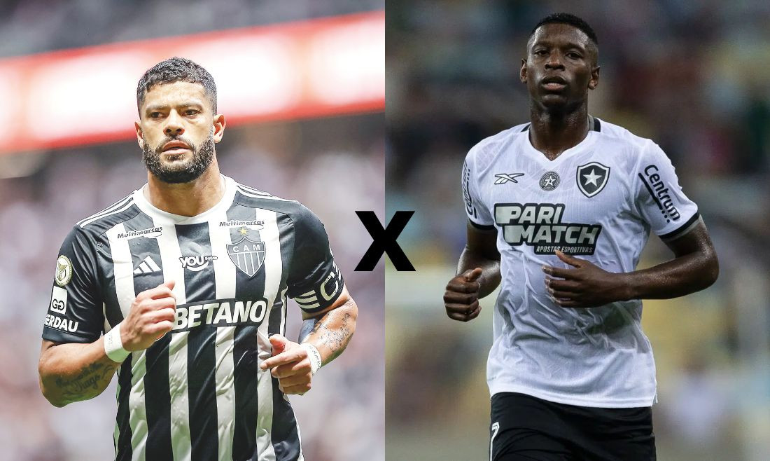 Hulk, do Atlético-MG e Luiz Henrique, do Botafogo, vão estar em campo na decisão inédita