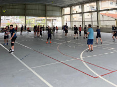 Seletiva da AEEG FMEL Gaspar para novos atletas de vôlei