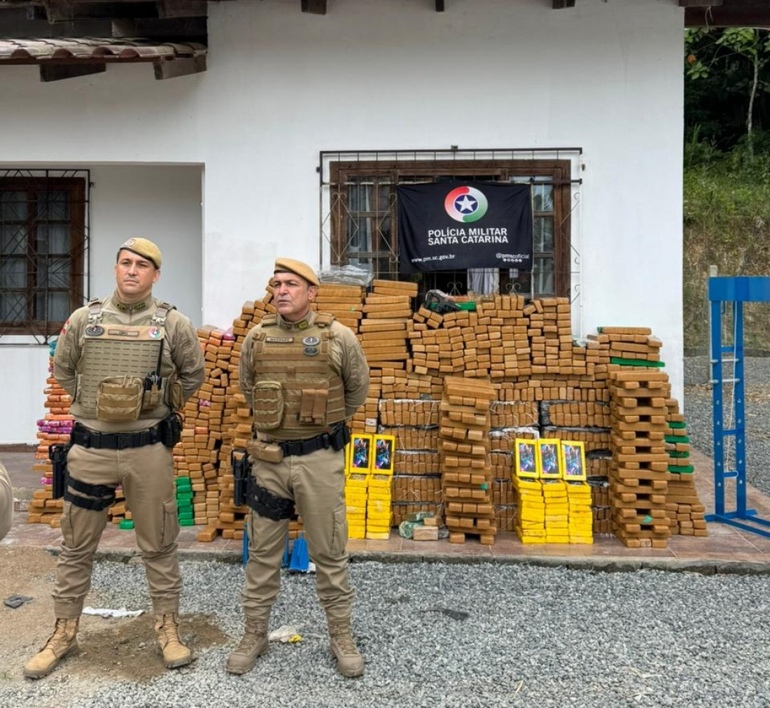 A droga estava escondida em uma residência no bairro Pedra de Amolar
