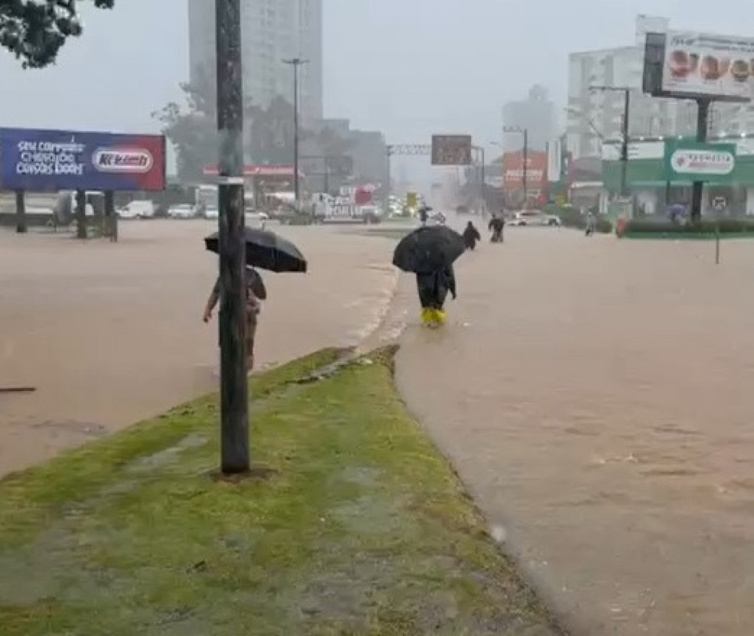 Choveu 122mm em cerca de 4horas