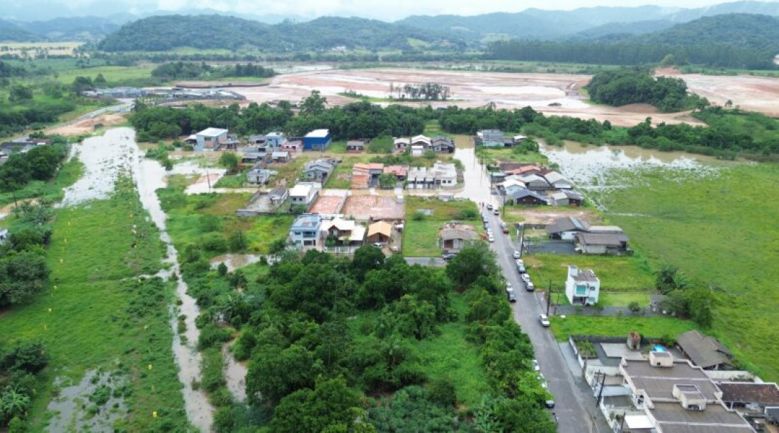 A Rua Frei Solano, em Gaspar, será interditada a partir de segunda-feira para obras de drenagem e pavimentação