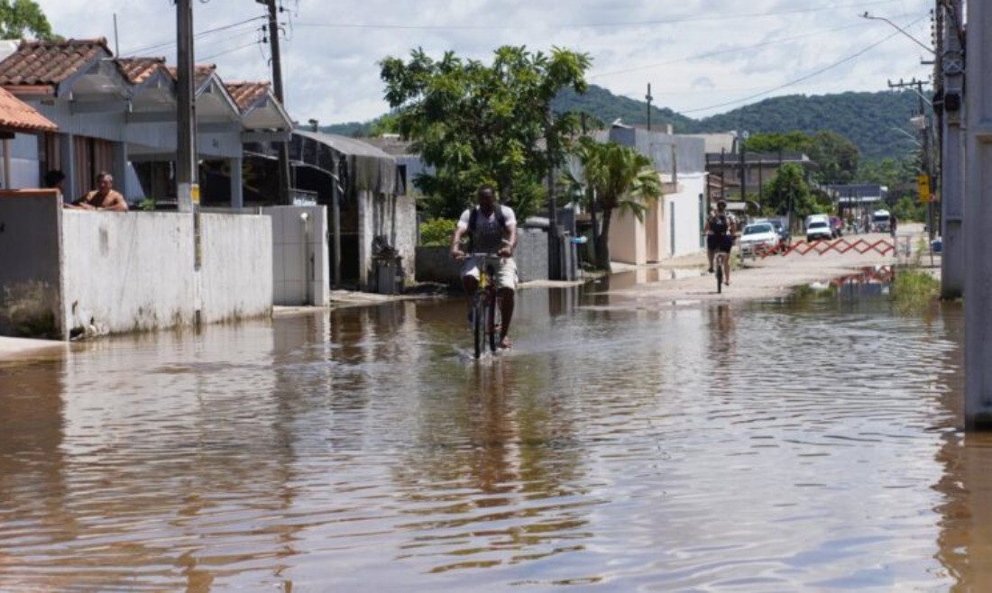 Em apenas quatro dias, o acumulado já se aproxima da média mensal de janeiro para o município