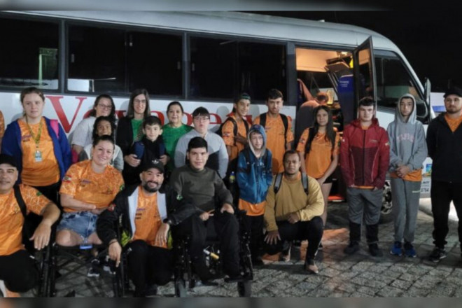 A equipe conquistou 40 medalhas ao todo
