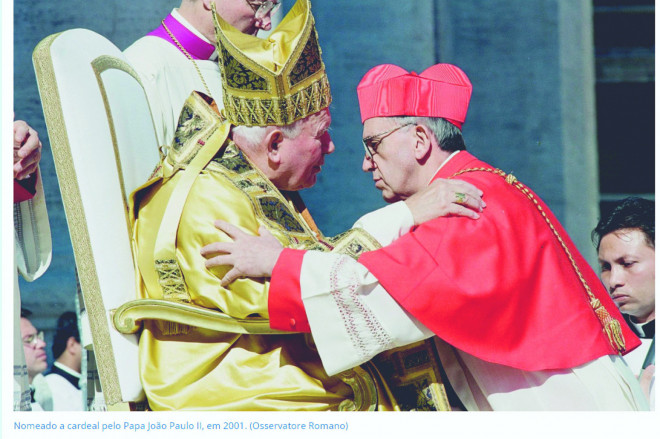Nomeado cardeal pelo Papa João Paulo II, em 2001