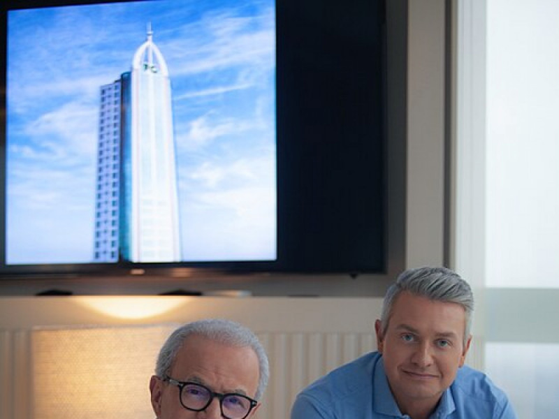 Chico e o filho Jean, CEO da FG Empreendimentos