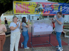 Sorteio aconteceu na tarde deste sábado, na Praça Getúlio Vargas