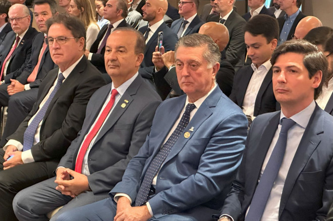 O governador Jorginho lidera a comitiva que está desde o fim de semana nos EUA