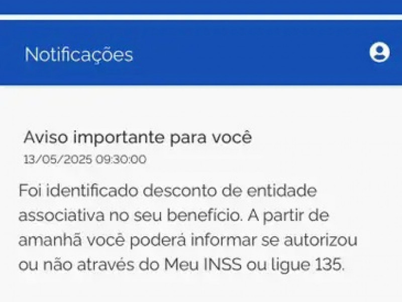 A mensagem original que será recebida via aplicativo
