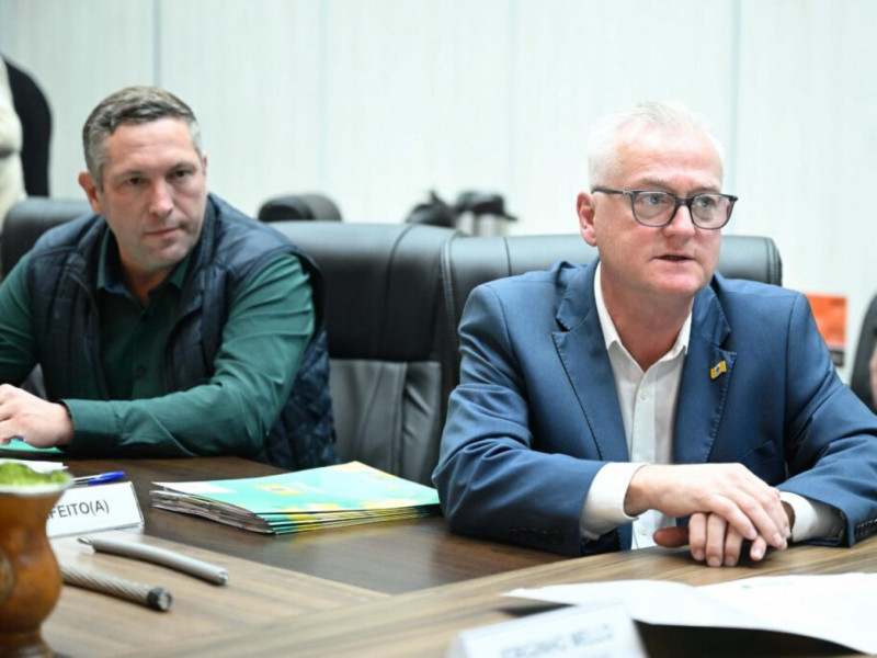 Koerich e o seu vice, Rodrigo Althoff