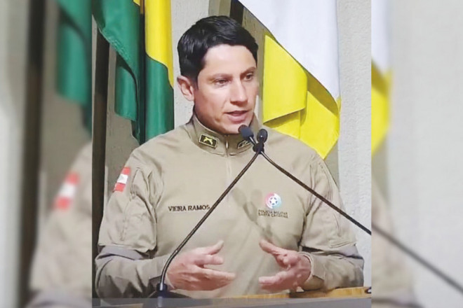 Subtenente da PMRv, Marcelo V. Ramos