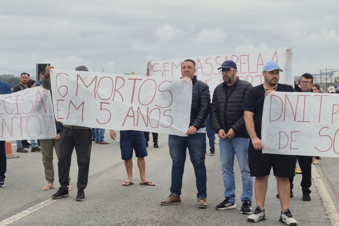 Protesto BR-470