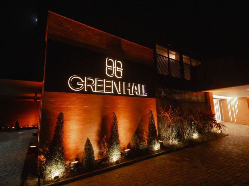 O Green Hall foi concebido com uma proposta inovadora para eventos no Vale do Itajaí