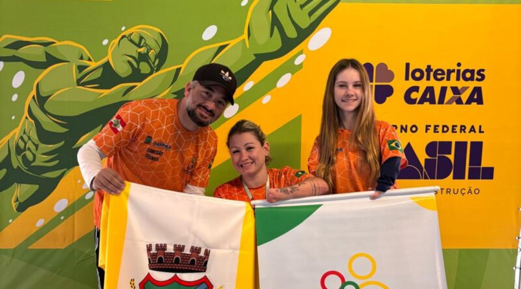 Com talento e superação, as atletas Silvana dos Santos e Gabriely Stein Hostins representaram Gaspar na elite da natação paralímpica nacional