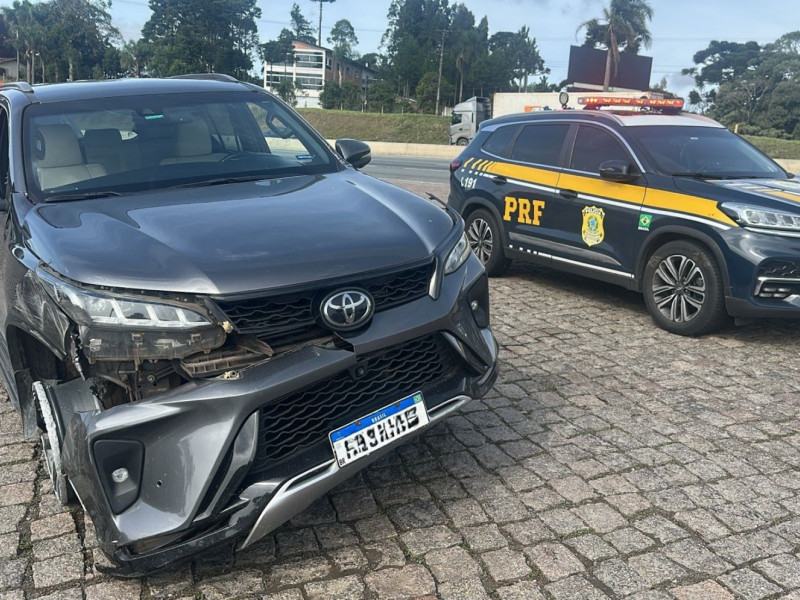 Roubo da Toyoto Hilux foi registrado em Itapema