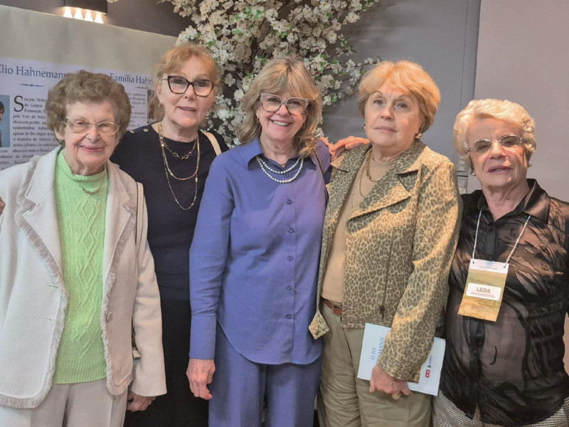 Regina, Arlete, Eliane, Marli e Leda