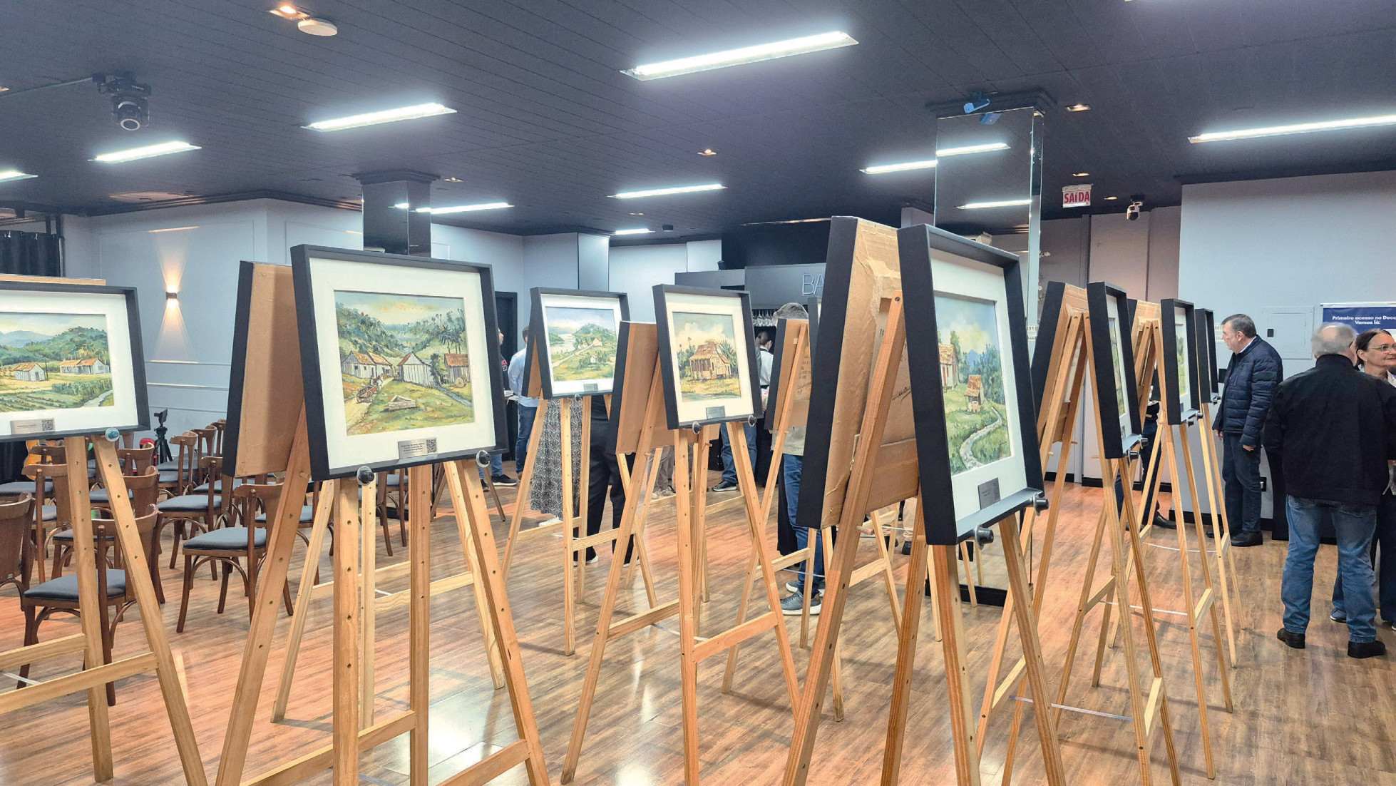 A exposição fica aberta ao público somente nesta quinta-feira, dia 19