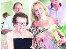No 1º encontro, em 2019, a professora foi homenageada
