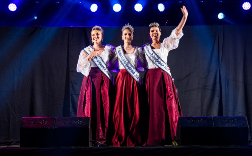 Livia Frena - Rainha, Bibiana Pinheiro – 1ª Princesa e Juliana Brun – 2ª Princesa
