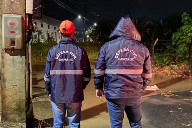 Município registrou 70 mm de chuvas nas últimas 24 horas
