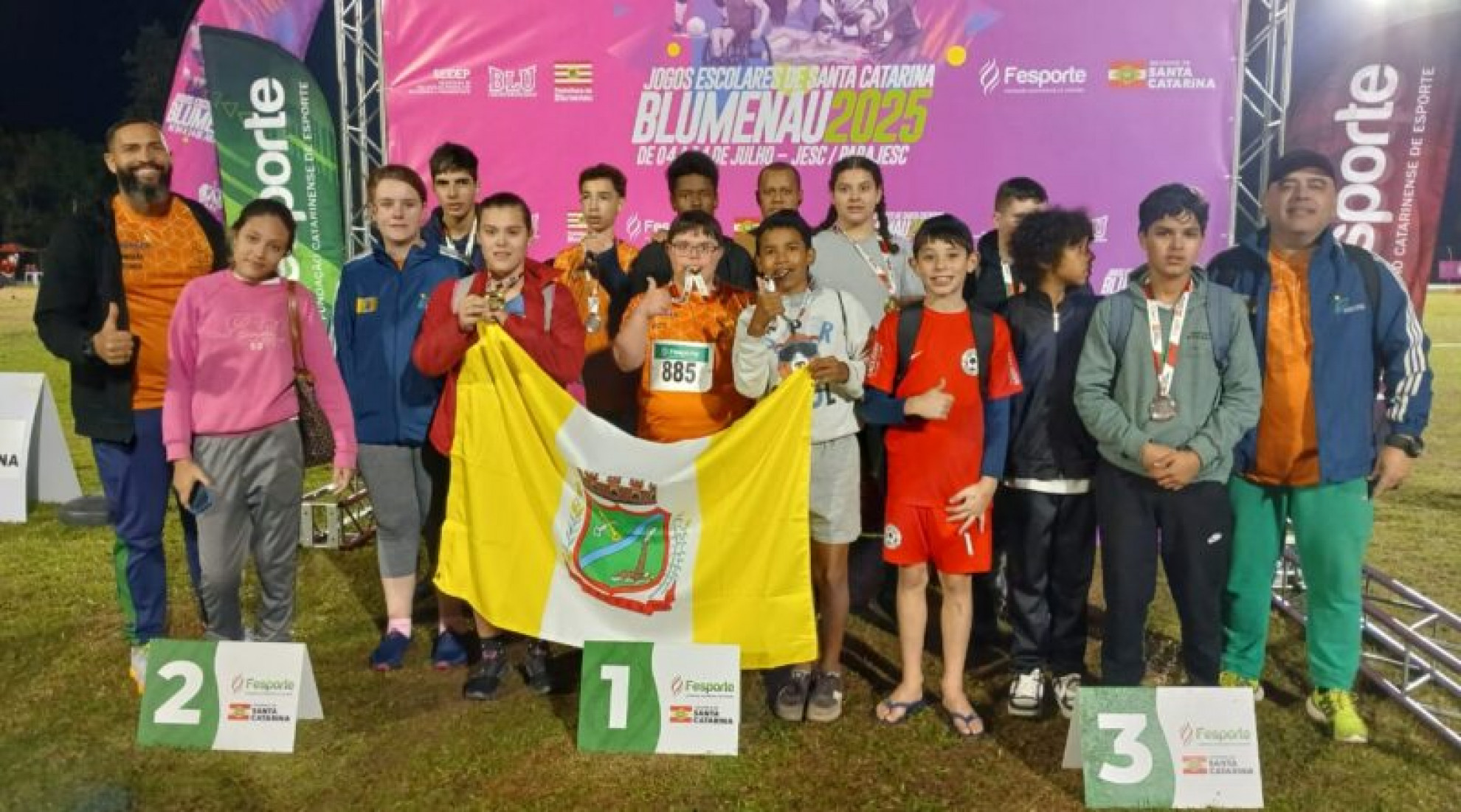 Foram 11 ouros, 16 pratas e 5 bronzes em modalidades como atletismo, natação e bocha paralímpica