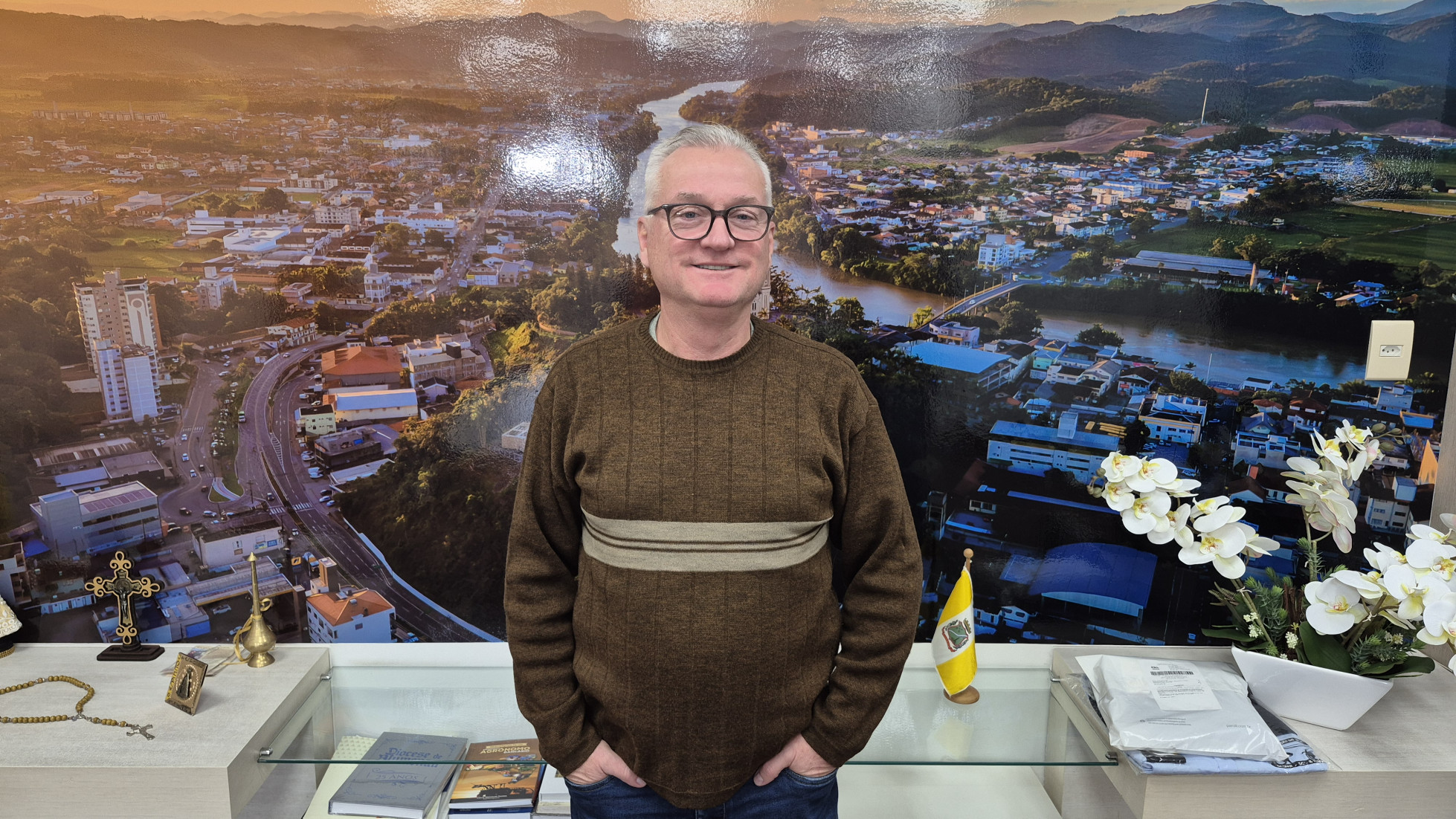 Atual prefeito de Gaspar, Paulo Koerich
