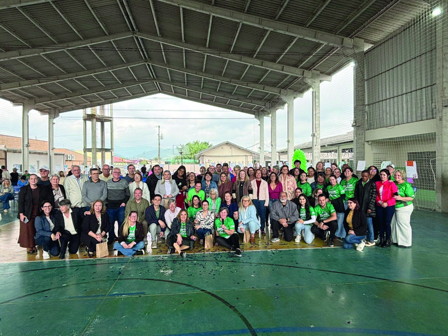 A maior escola da rede municipal de Gaspar reuniu mais de mil pessoas em um evento repleto de atrações e significado