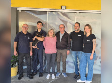 Juliano, Rafael, Flávia, Zeca, José e Caroline