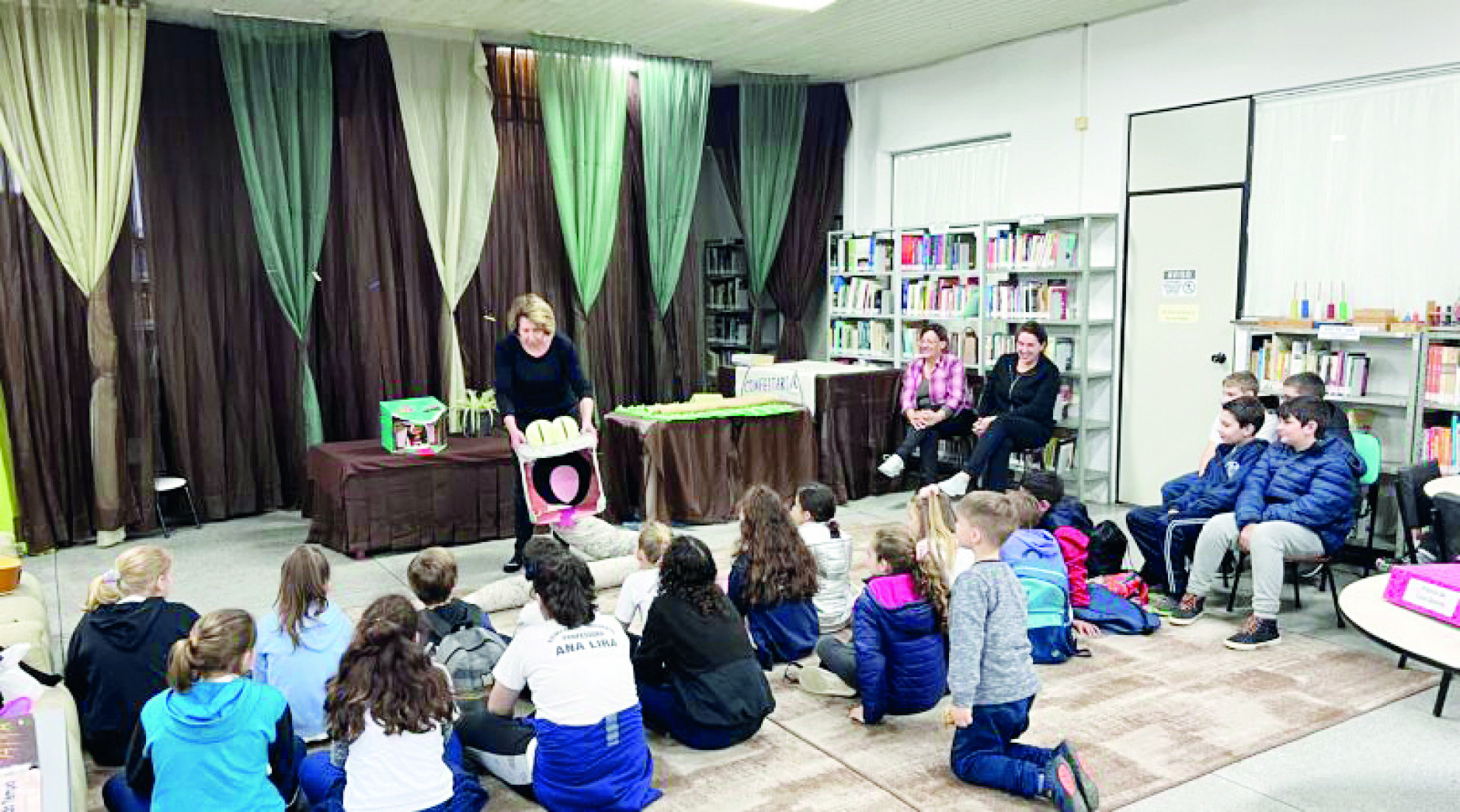 Crianças terão um momento lúdico na biblioteca de Gaspar