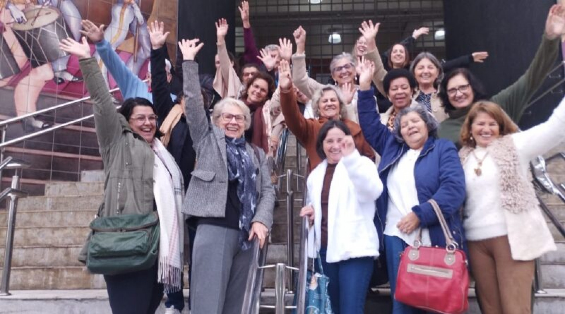 A terceira idade acompanhou competições de diferentes estilos