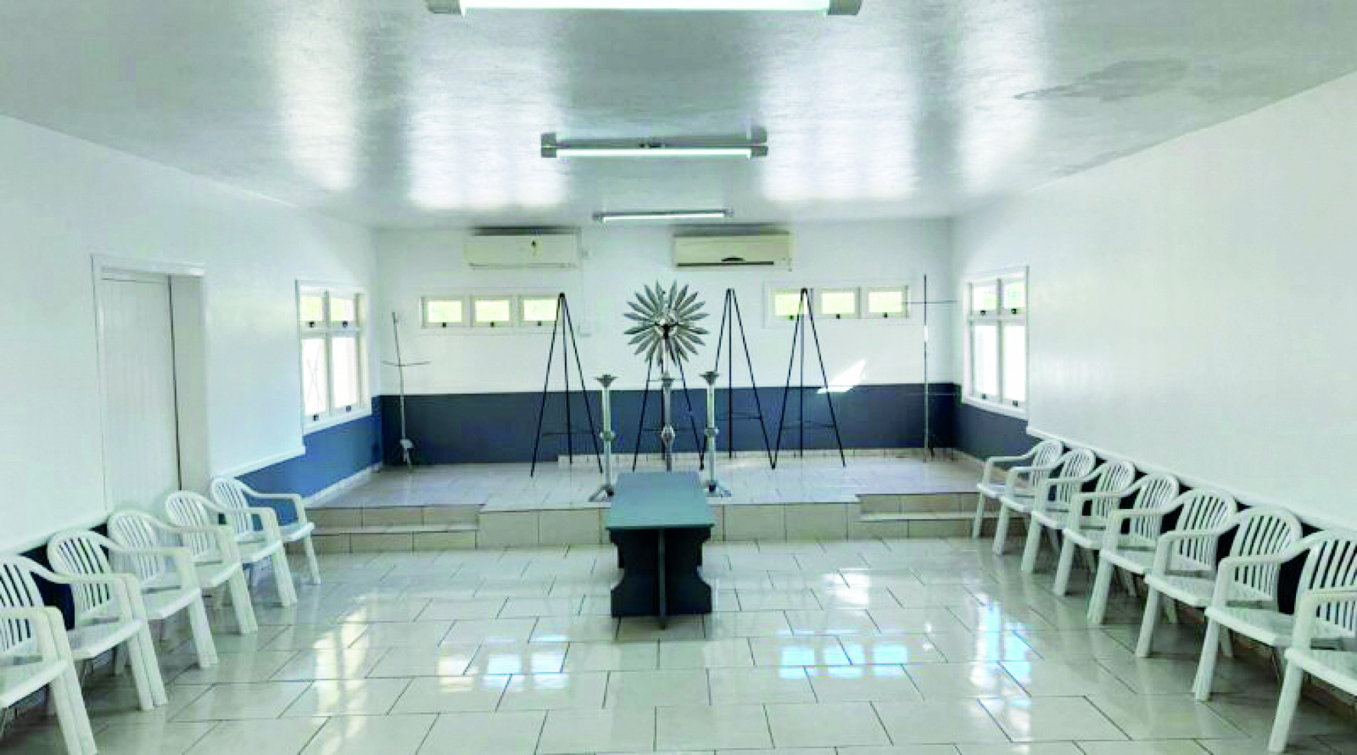 A Capela Mortuária Bom Pastor vem recebendo manutenção