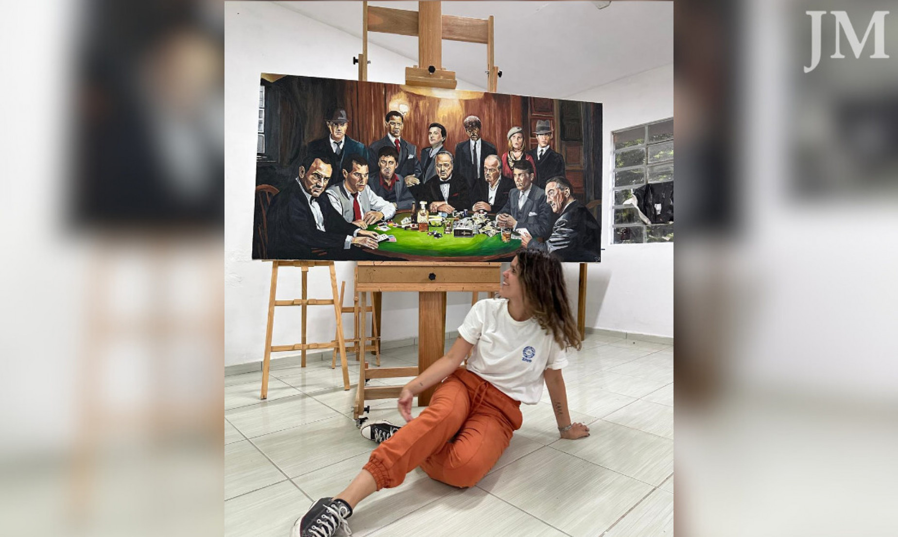 A relação de Bábara com a arte começou muito cedo mas, o seu talento ganhou força durante o isolamento da pandemia