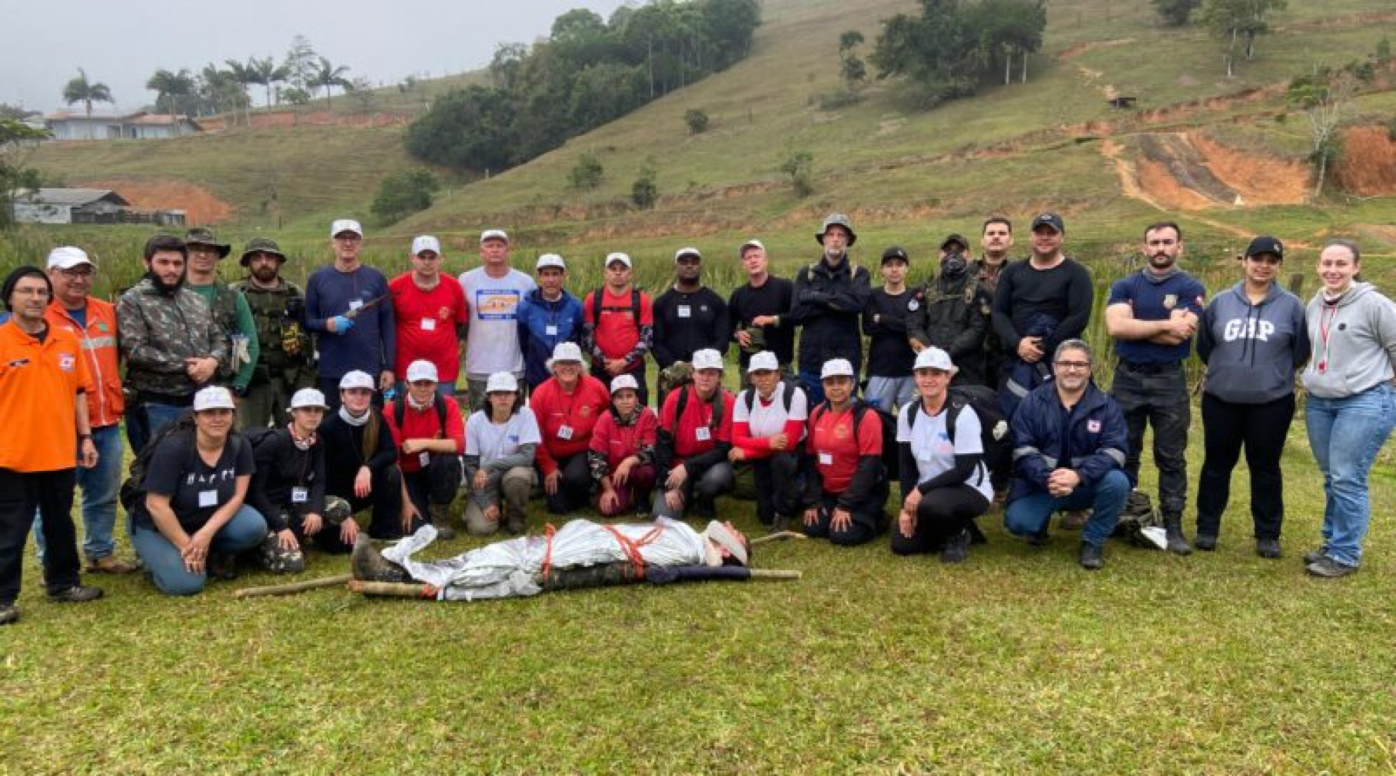 Com a nova turma, o município chega a 80 voluntários capacitados para atuar em situações de emergência