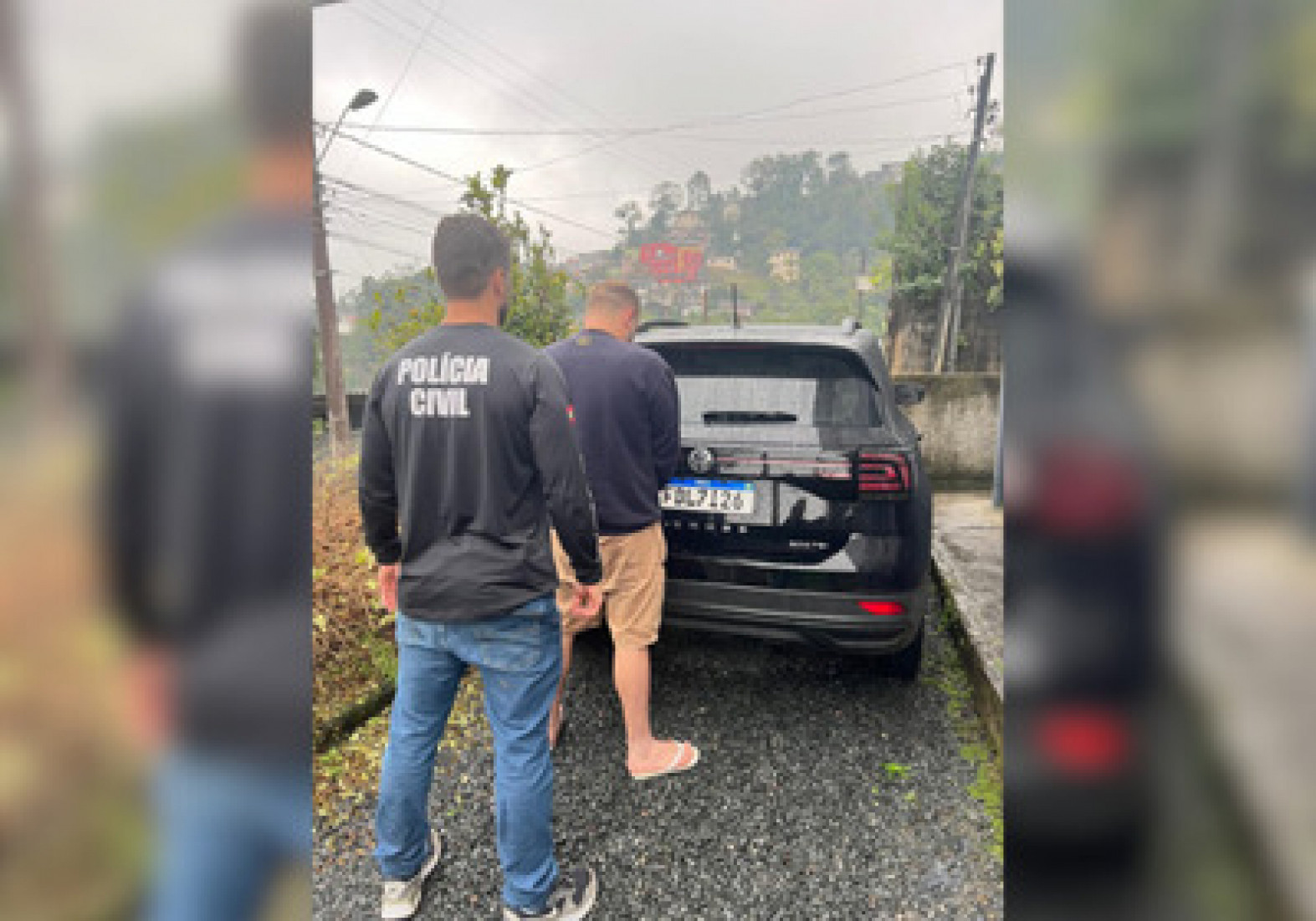 Ele foi detido e encaminhado à sede do DIC
