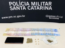 O homem foi preso em flagrante e encaminhado à Central de Polícia