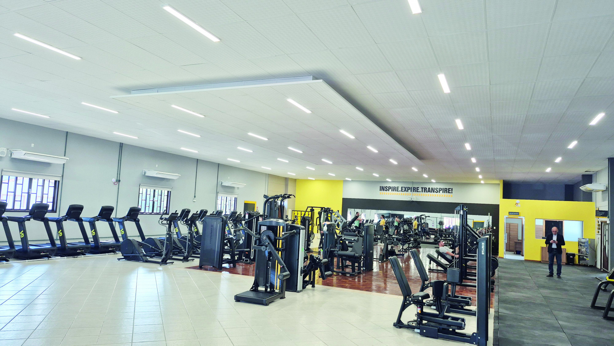 A academia é uma das maiores do SESC em Santa Catarina